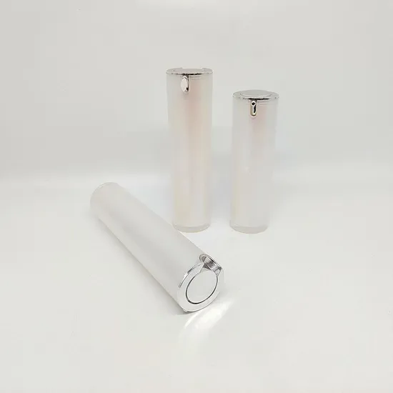 Botella cosmética vacía de alta calidad, 15ml, 30ml, 50ml, contenedor sin aire de doble pared, tarro acrílico, botellas acrílicas