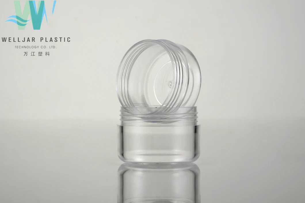 Cosmetic Jar 10g PS Plastic Cream Jar with PP Cap