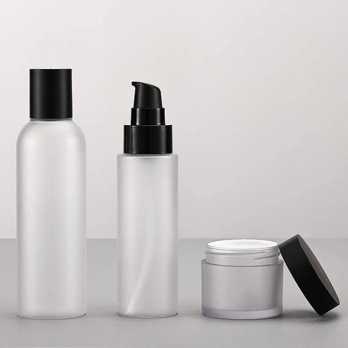 China Wholesale Supplier Pet PETG Heavy Wall 60ml 100ml 120ml Cosmetic Container Pump Cap Bottle