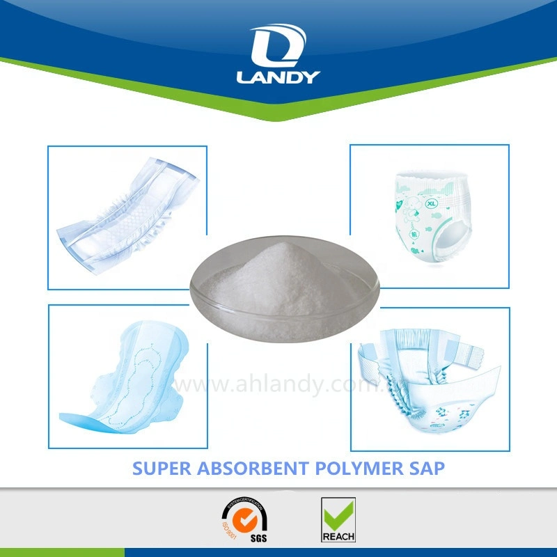 Raw Material Super Absorbent Polymer Good Quality Baby Diapers