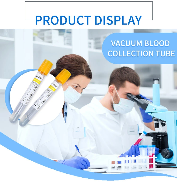 Factory Supply Disposable Vacuum Blood Collection Tube Glass or Pet 1-10ml